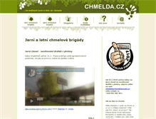 Tablet Screenshot of chmelda.cz
